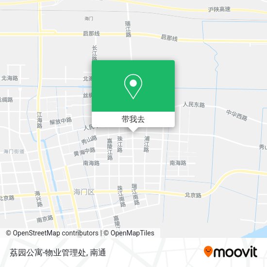 荔园公寓-物业管理处地图