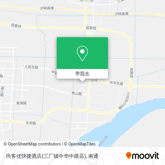 尚客优快捷酒店(三厂镇中华中路店)地图