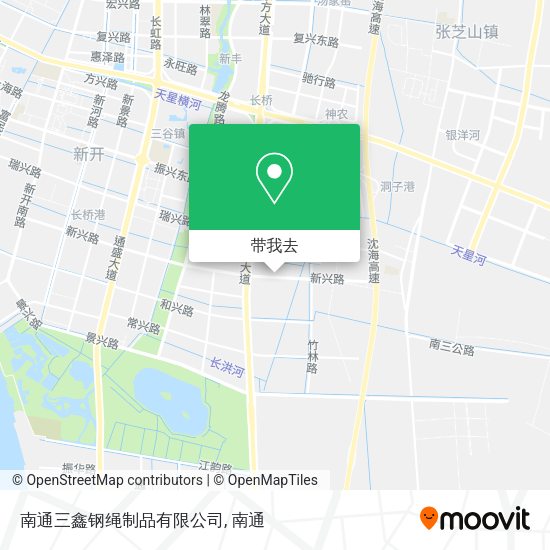 南通三鑫钢绳制品有限公司地图