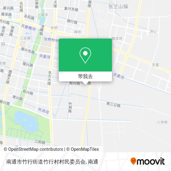 南通市竹行街道竹行村村民委员会地图
