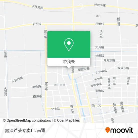 鑫泽芦荟专卖店地图