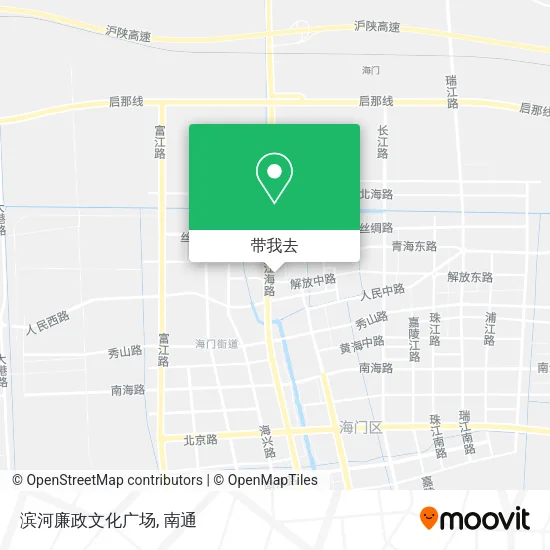 滨河廉政文化广场地图