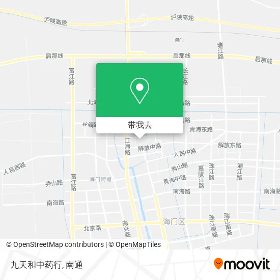九天和中药行地图
