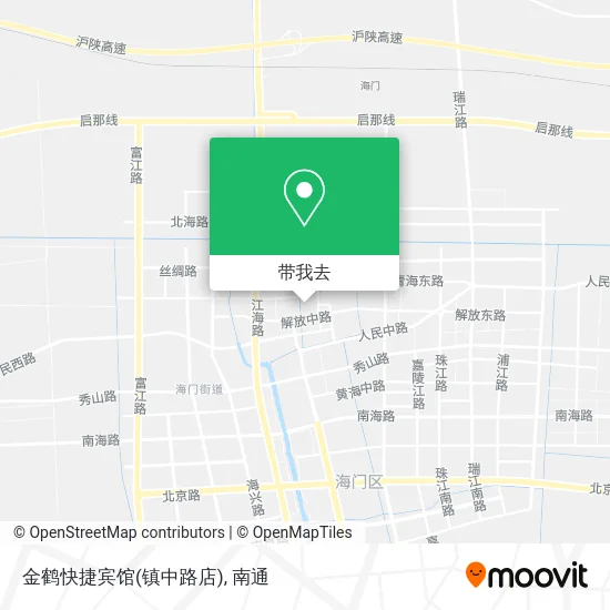 金鹤快捷宾馆(镇中路店)地图