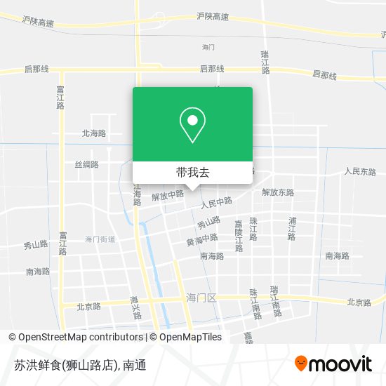 苏洪鲜食(狮山路店)地图