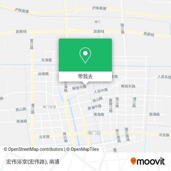 宏伟浴室(宏伟路)地图