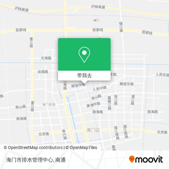 海门市排水管理中心地图