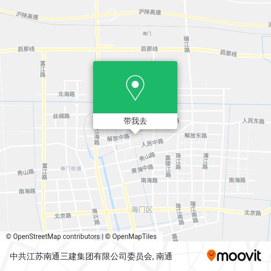 中共江苏南通三建集团有限公司委员会地图