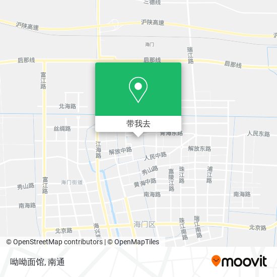 呦呦面馆地图
