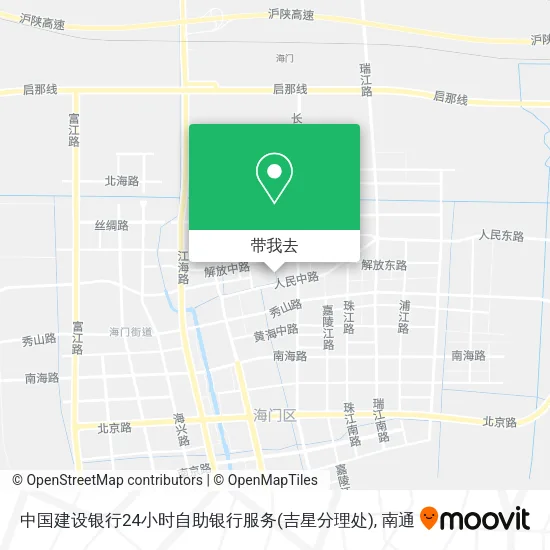 中国建设银行24小时自助银行服务(吉星分理处)地图
