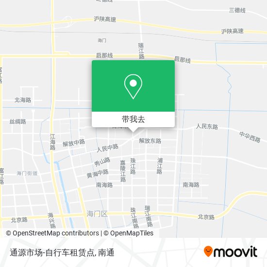 通源市场-自行车租赁点地图