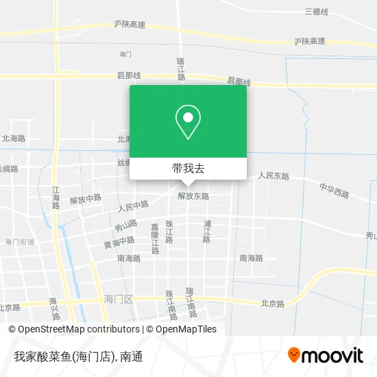我家酸菜鱼(海门店)地图