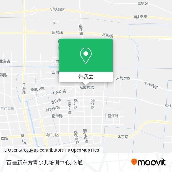 百佳新东方青少儿培训中心地图