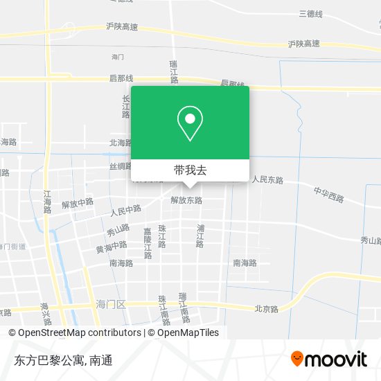 东方巴黎公寓地图