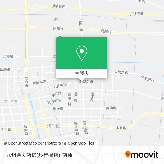 九州通大药房(步行街店)地图
