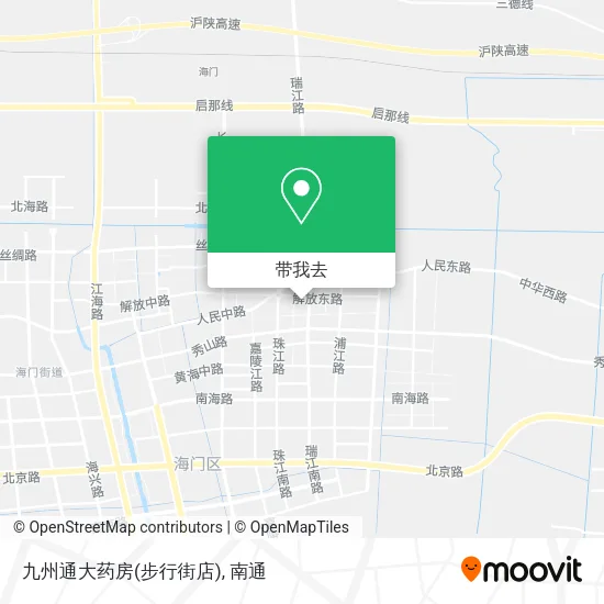 九州通大药房(步行街店)地图