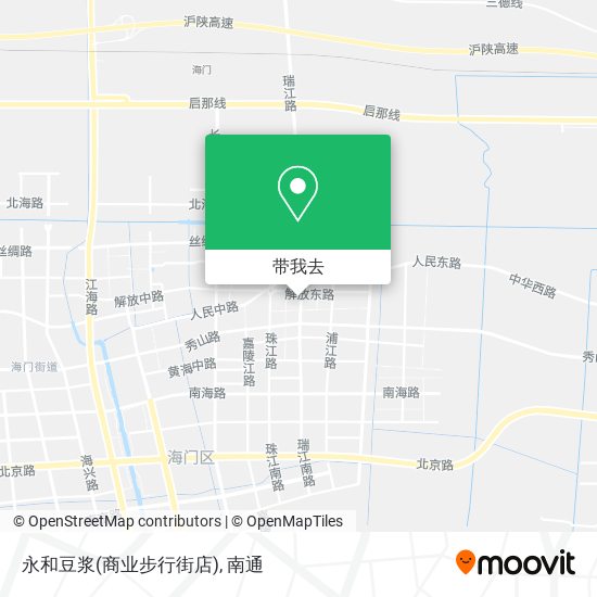 永和豆浆(商业步行街店)地图