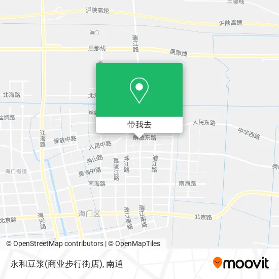 永和豆浆(商业步行街店)地图