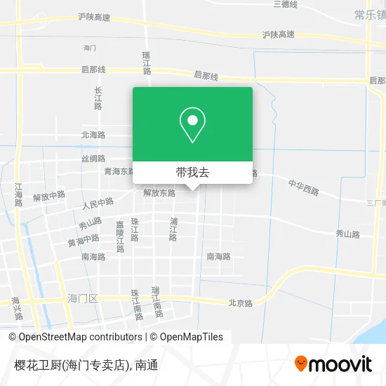 樱花卫厨(海门专卖店)地图