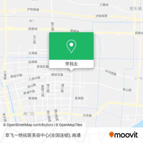 章飞一绝祛斑美容中心(全国连锁)地图