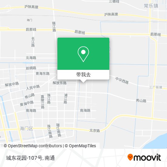 城东花园-107号地图