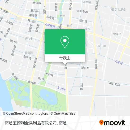 南通宝德利金属制品有限公司地图