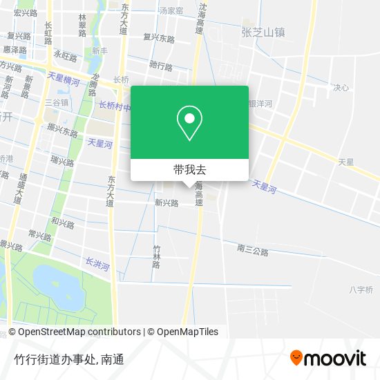 竹行街道办事处地图
