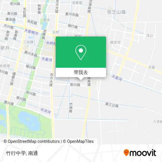 竹行中学地图