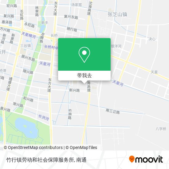 竹行镇劳动和社会保障服务所地图
