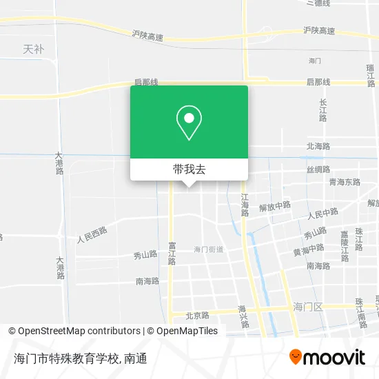 海门市特殊教育学校地图