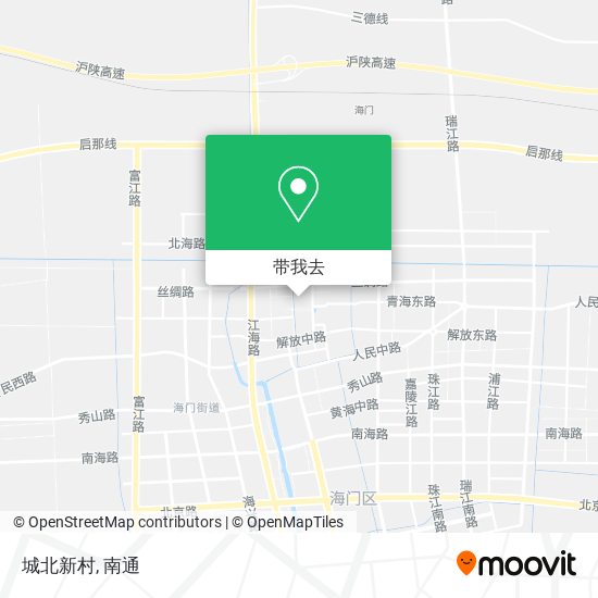 城北新村地图