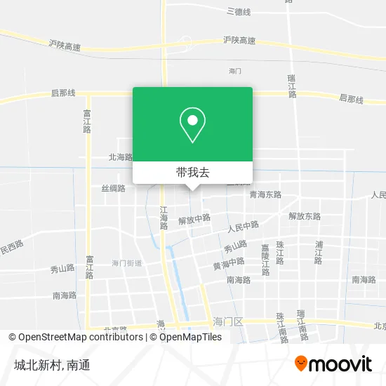 城北新村地图