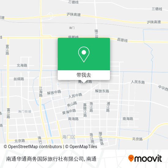 南通华通商务国际旅行社有限公司地图