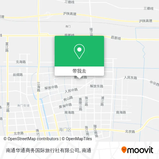 南通华通商务国际旅行社有限公司地图
