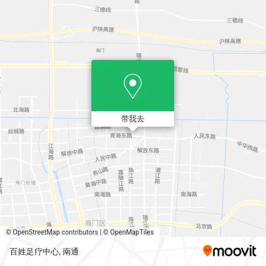 百姓足疗中心地图