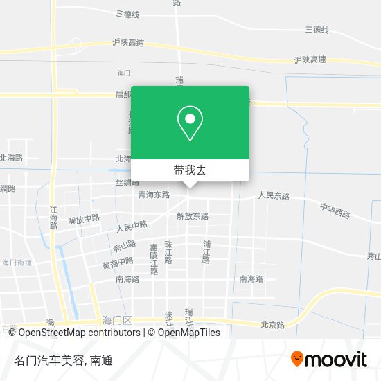 名门汽车美容地图