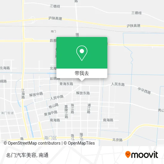 名门汽车美容地图