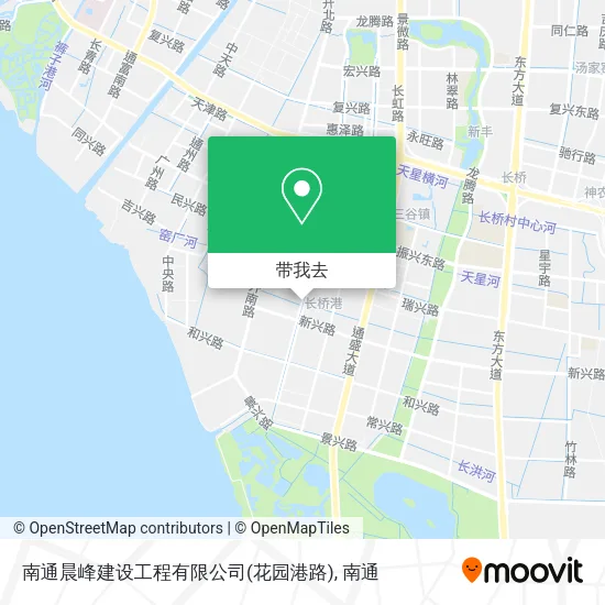南通晨峰建设工程有限公司(花园港路)地图