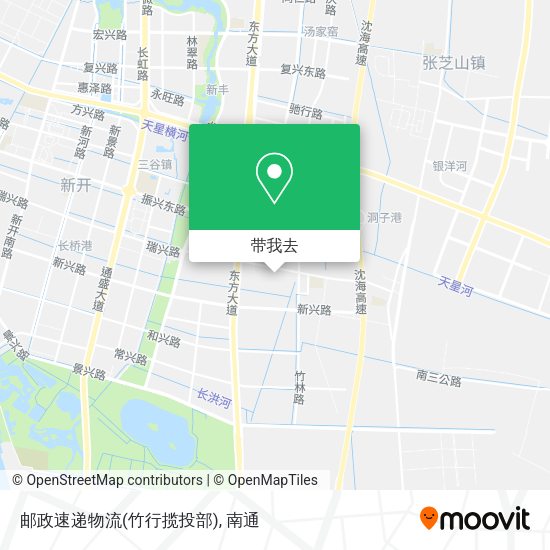 邮政速递物流(竹行揽投部)地图
