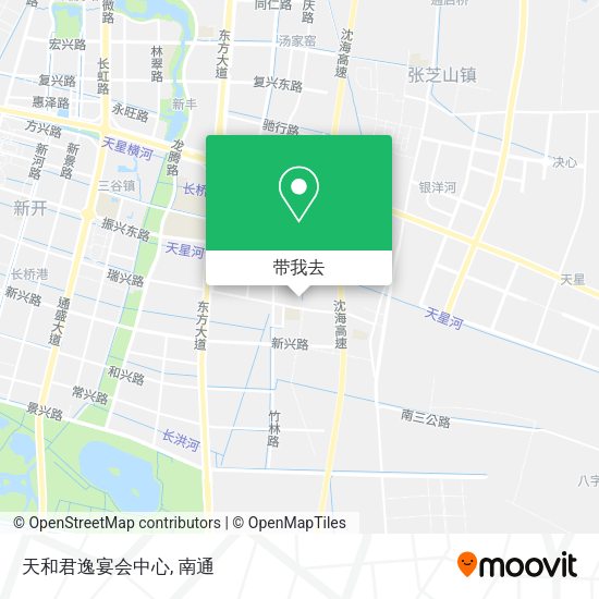 天和君逸宴会中心地图
