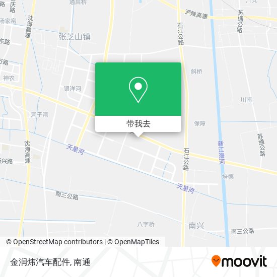 金润炜汽车配件地图