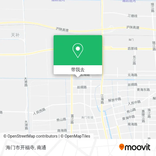 海门市开福寺地图