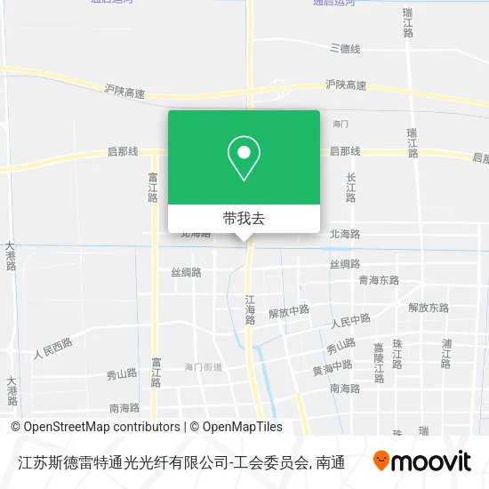 江苏斯德雷特通光光纤有限公司-工会委员会地图