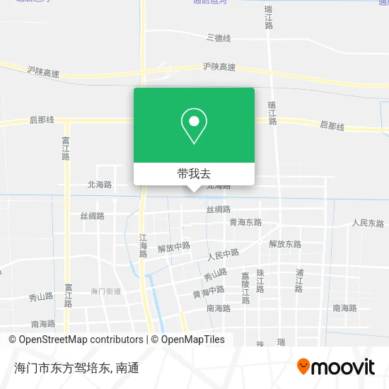 海门市东方驾培东地图