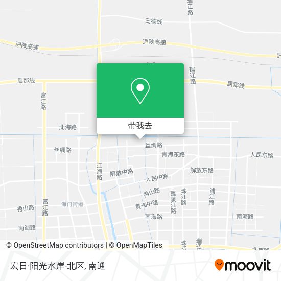宏日·阳光水岸-北区地图