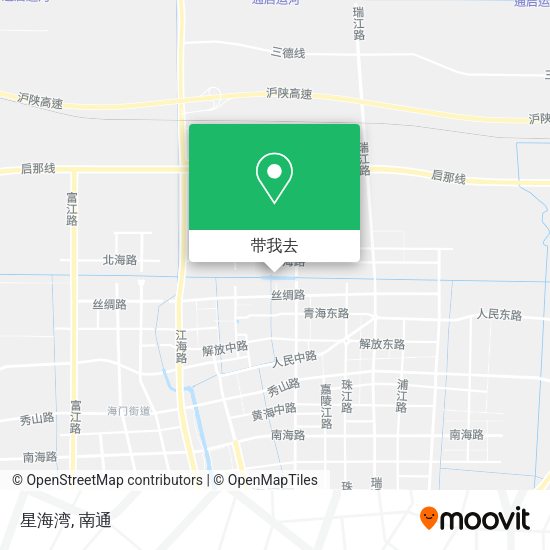 星海湾地图