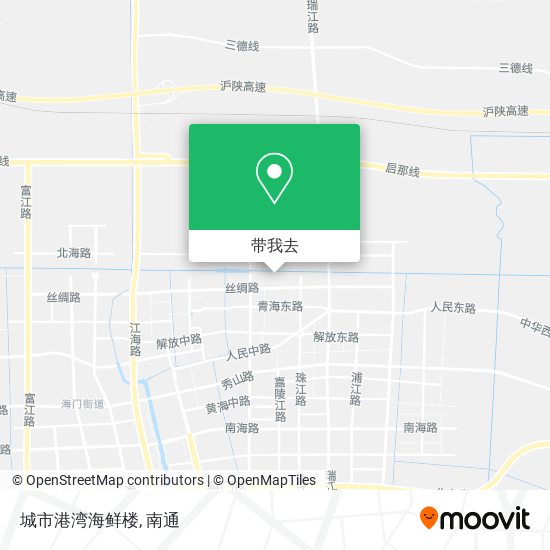 城市港湾海鲜楼地图