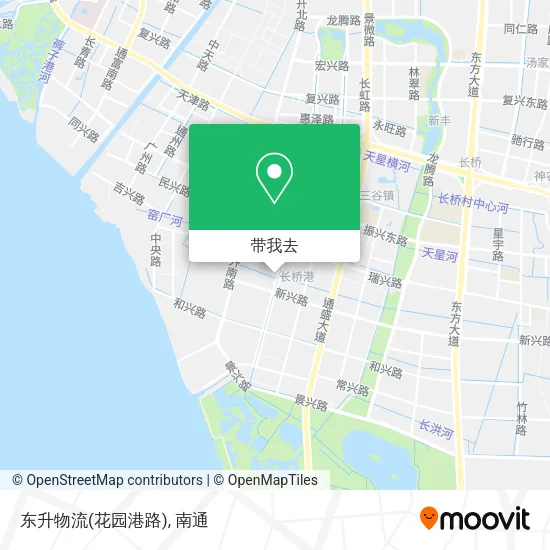 东升物流(花园港路)地图