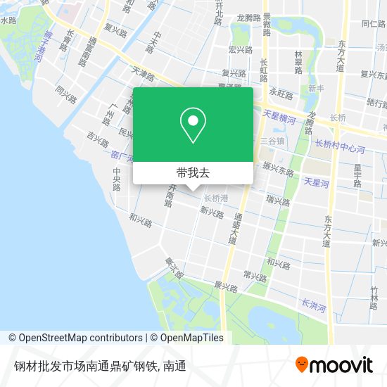 钢材批发市场南通鼎矿钢铁地图