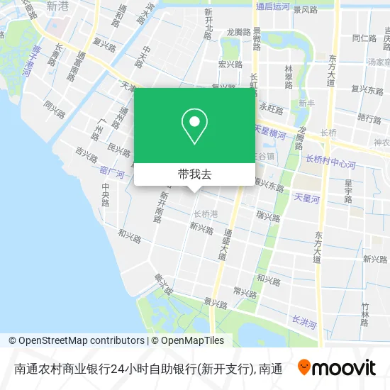 南通农村商业银行24小时自助银行(新开支行)地图